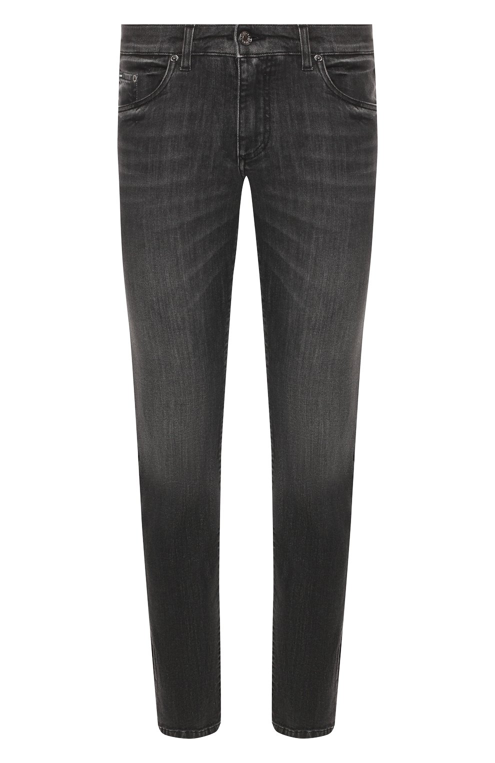 Джинсы DOLCE & GABBANA темно-серого цвета по цене 69350 руб., арт. GY07CD/G8BR4, фото 1 Джинсы DOLCE & GABBANA, арт. GY07CD/G8BR4, фото 1