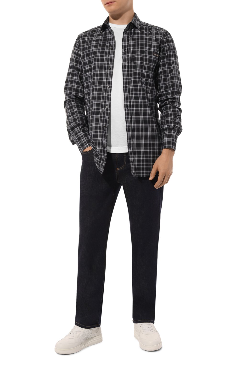 Хлопковая рубашка DOLCE & GABBANA, арт. G5JZ9T/FQ6CS, фото 2