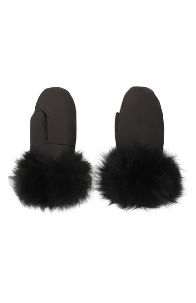 Пуховые варежки YVES SALOMON, арт. 24WAA006XXD0XW, фото 3