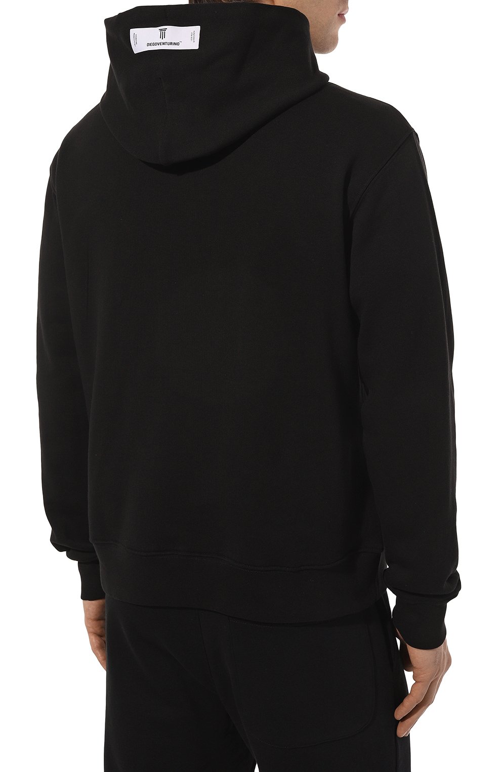 Хлопковое худи DIEGO VENTURINO, арт. D3S3FLHB, фото 4