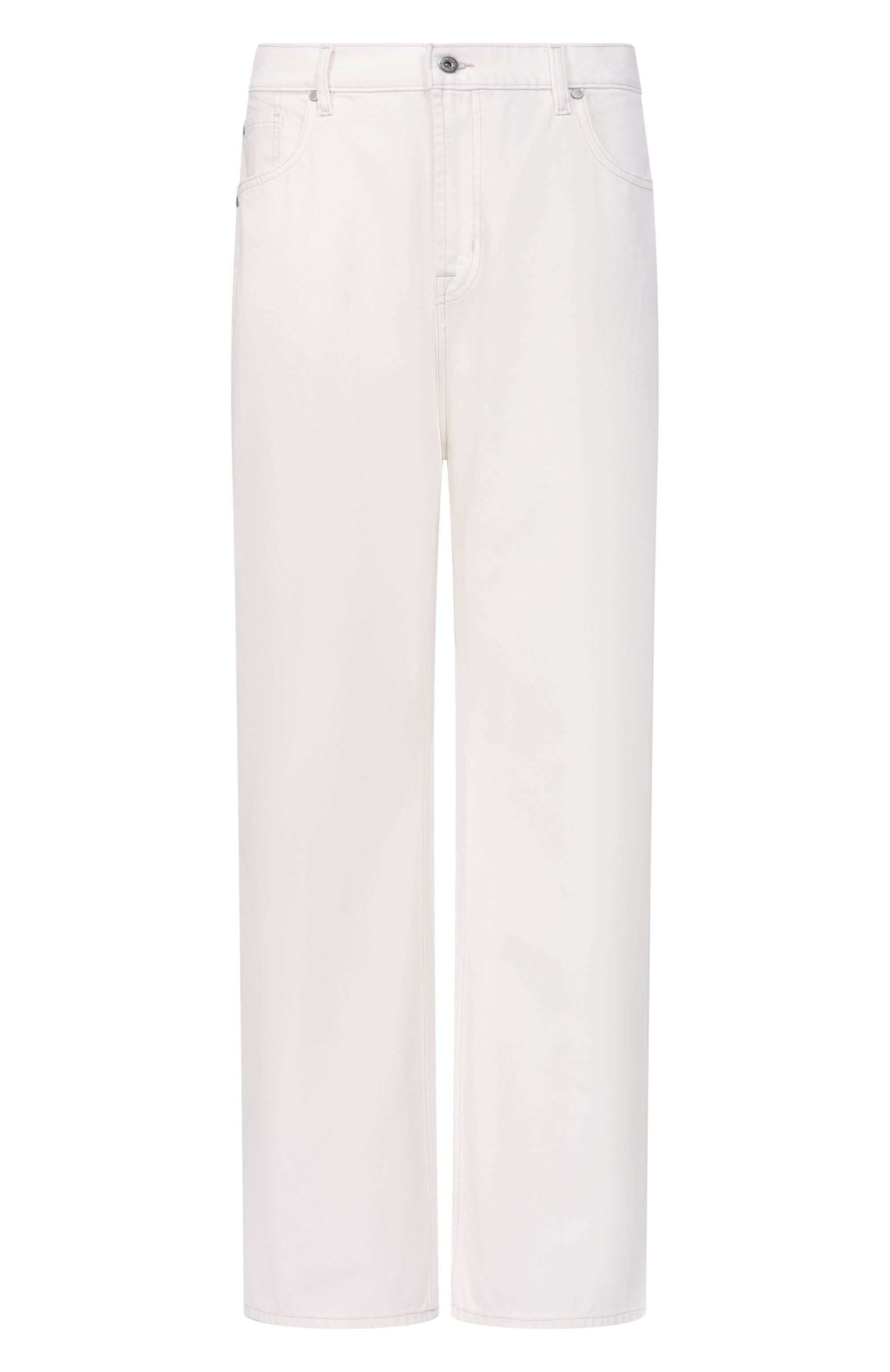 Джинсы wide leg 7 FOR ALL MANKIND белого цвета по цене 31900 руб., арт. 7TI91G86-3M9, фото 1 Джинсы wide leg 7 FOR ALL MANKIND, арт. 7TI91G86-3M9, фото 1