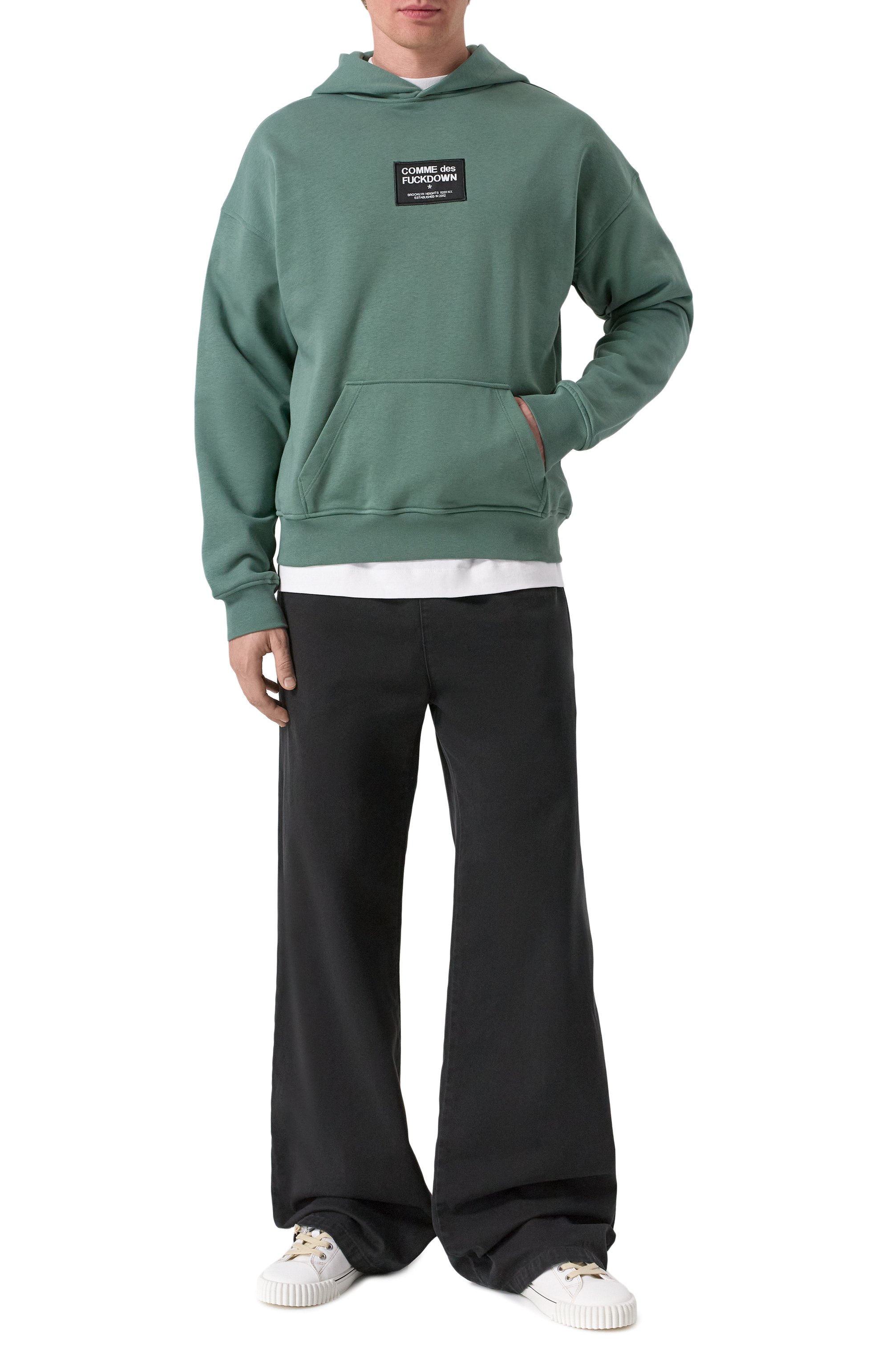 Хлопковое худи COMME DES FUCKDOWN, арт. CFABM01525, фото 2