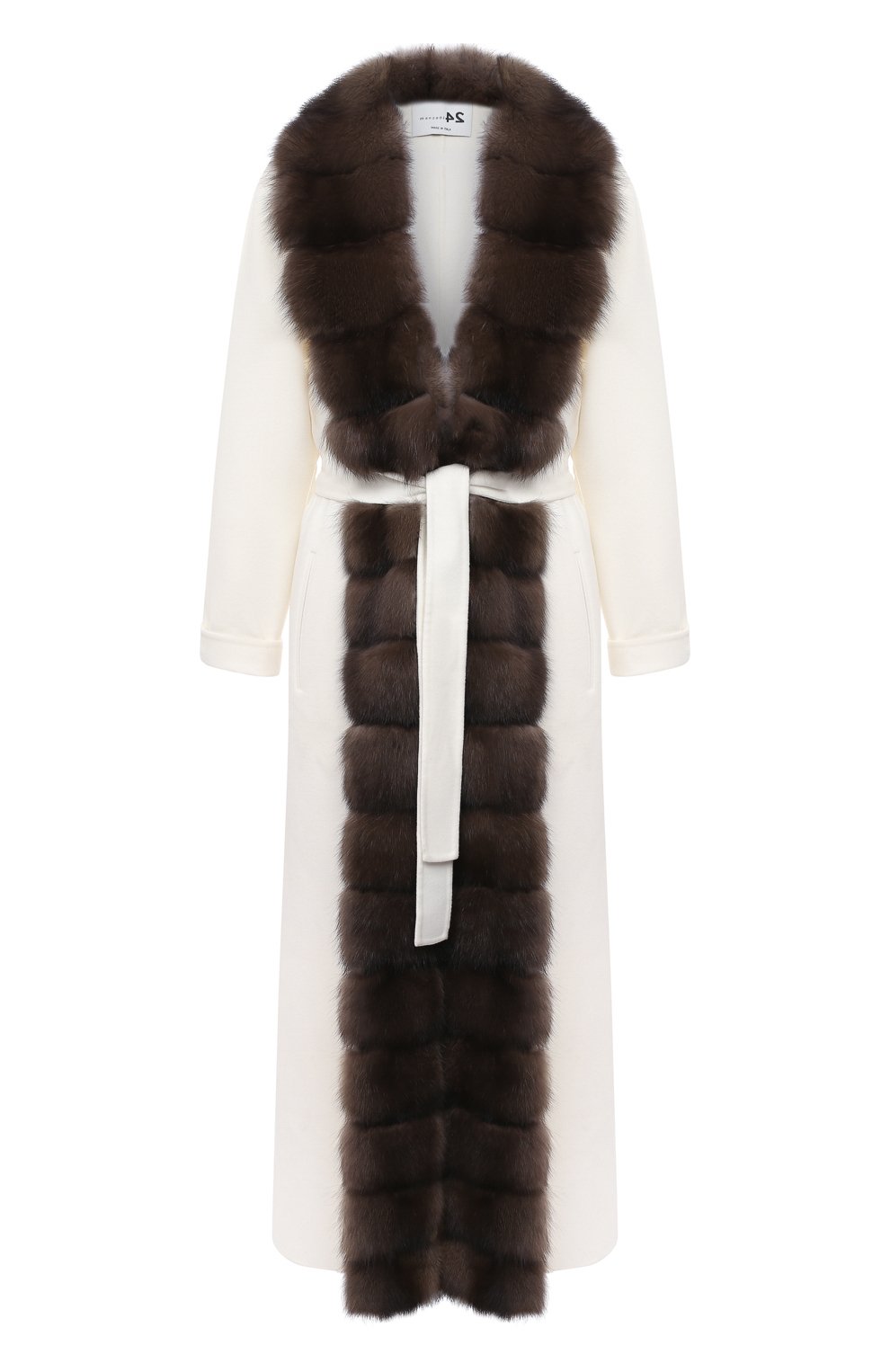 Пальто из шерсти и кашемира MANZONI24, арт. 20M498-DB3Z/38-46, фото 1