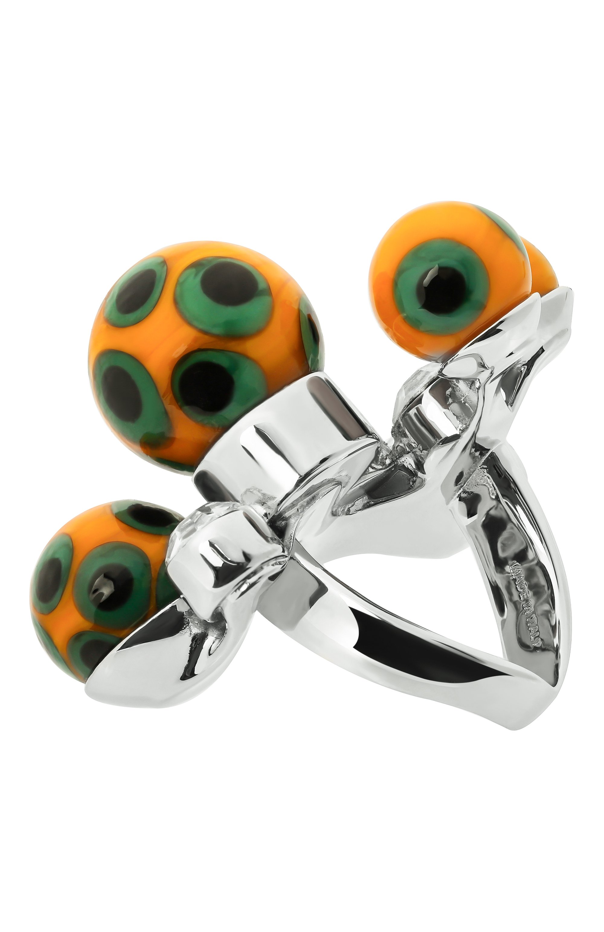 Кольцо DRIES VAN NOTEN разноцветного цвета по цене 48950 руб., арт. 251-018227-051, фото 3 Кольцо DRIES VAN NOTEN, арт. 251-018227-051, фото 3