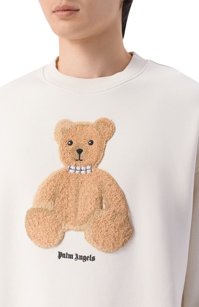 Хлопковый свитшот PALM ANGELS, арт. PMBA08HS26FLE009, фото 5