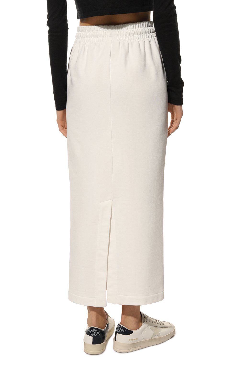 Хлопковая юбка DRIES VAN NOTEN белого цвета по цене 31000 руб., арт. 222-011105-5611, фото 4 Хлопковая юбка DRIES VAN NOTEN, арт. 222-011105-5611, фото 4