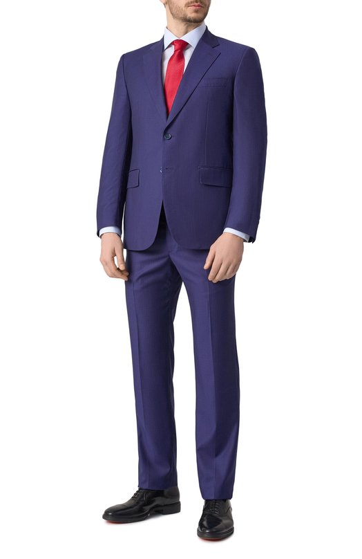 Шерстяной костюм Stefano Ricci M1SF432220/W0024S/5011/64 Синий M1SF432220/W0024S/5011/64