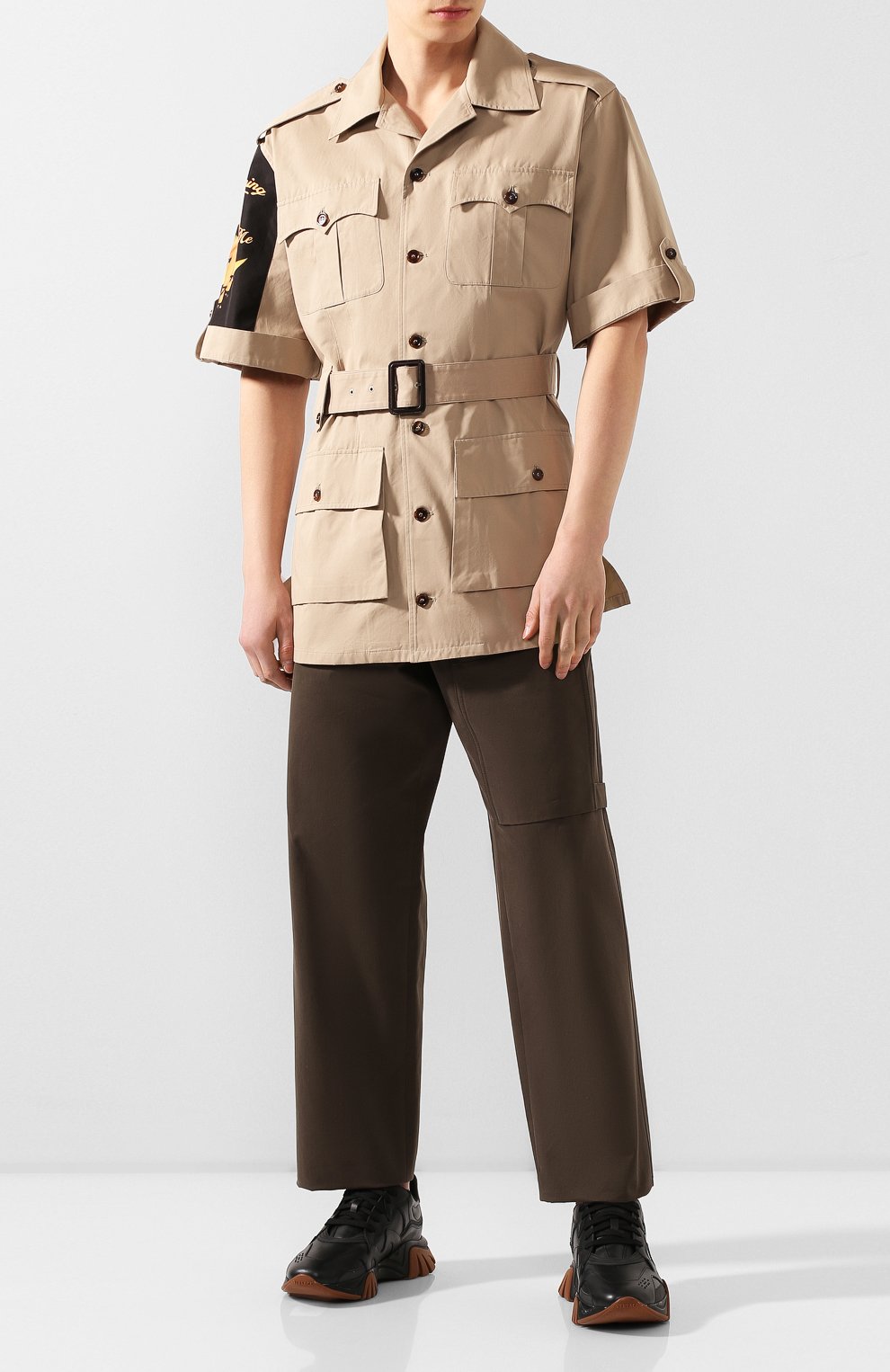 Хлопковая рубашка DOLCE & GABBANA, арт. G5HN4T/FU6WJ, фото 2