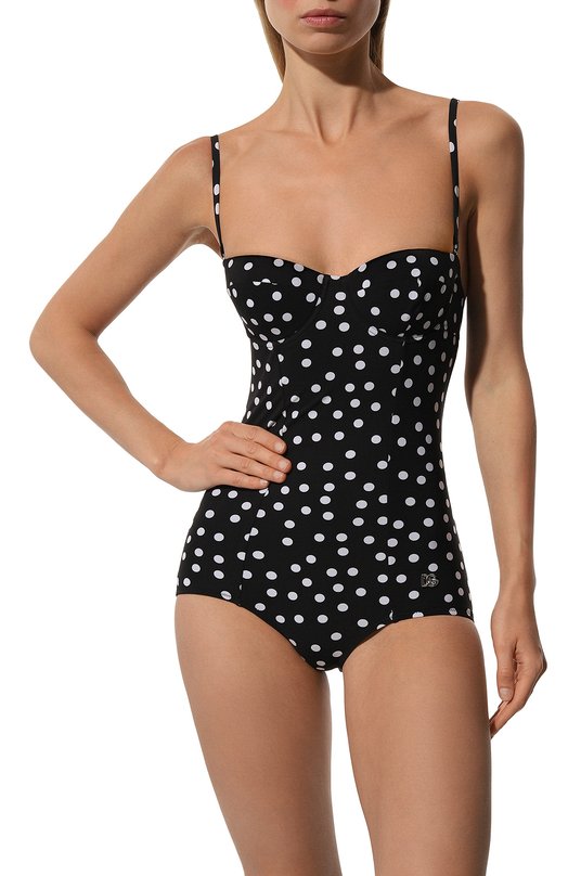 Слитный купальник Dolce & Gabbana 09A13J/FSG8C Чёрный  09A13J/FSG8C Фото 2