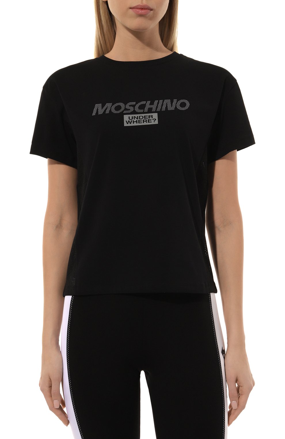 Хлопковая футболка MOSCHINO, арт. A0702/4410, фото 3