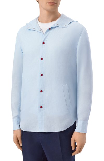 Льняная рубашка KITON, арт. UMCMARH0928602, фото 3