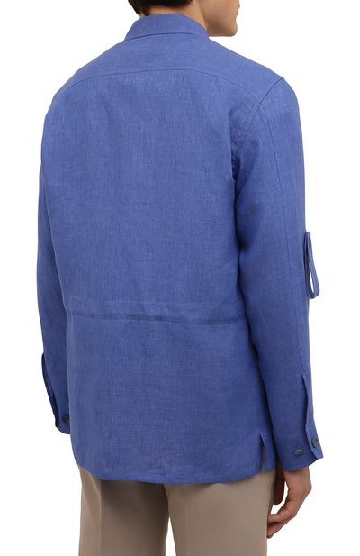 Льняная куртка-рубашка BRIONI, арт. SLS90L/P9111, фото 4