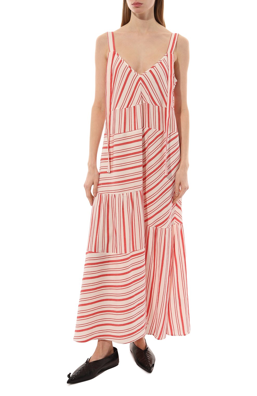 Платье изо льна и вискозы BOSS, арт. 50492220, фото 3