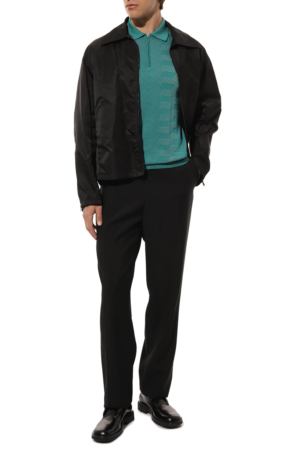 Поло из шелка и хлопка ZILLI, арт. MBZ-PZ072-DEGR1/MC01, фото 2