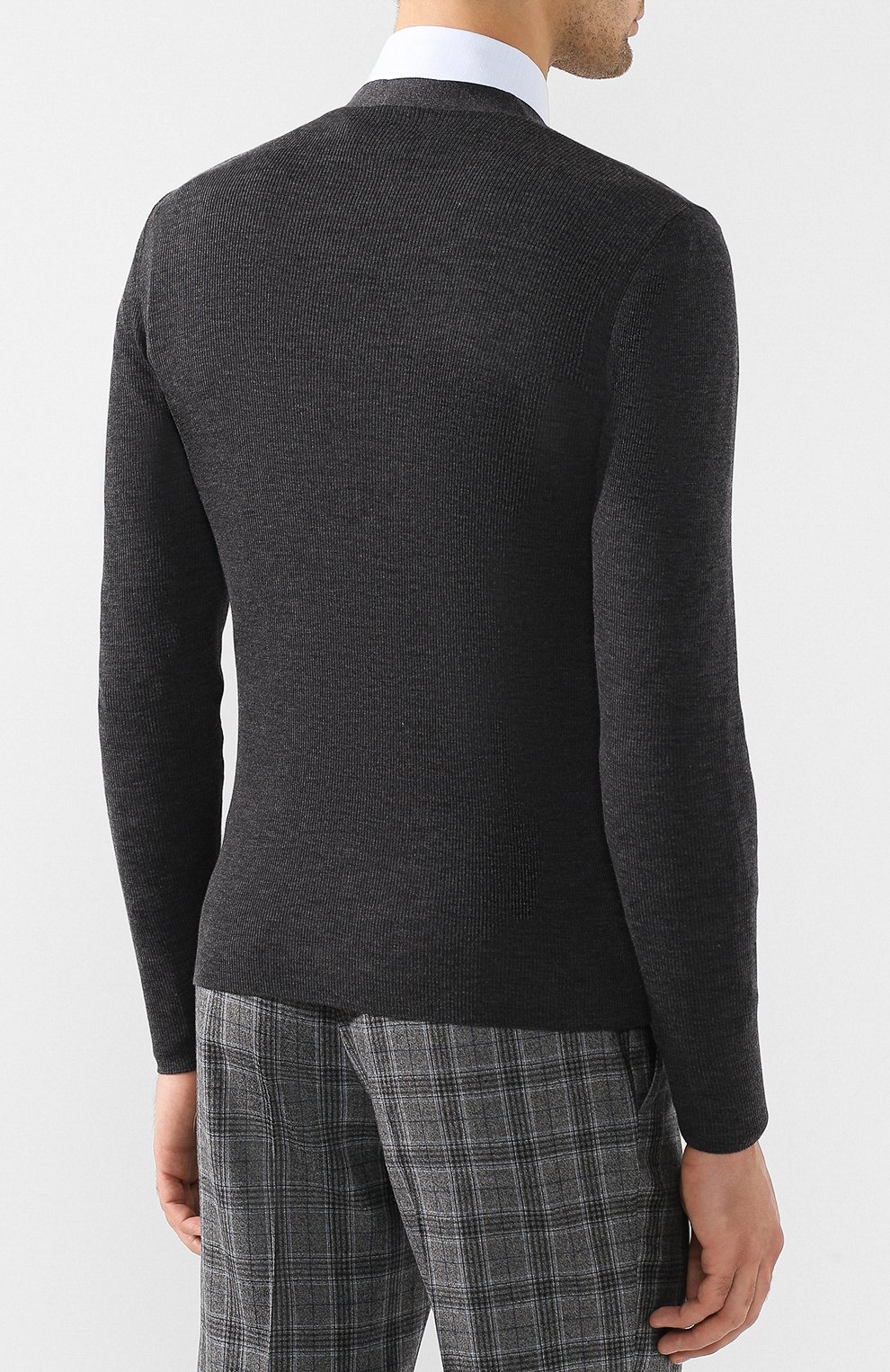 Шерстяной кардиган на пуговицах с v-образным вырезом RALPH LAUREN, арт. 790714519, фото 4