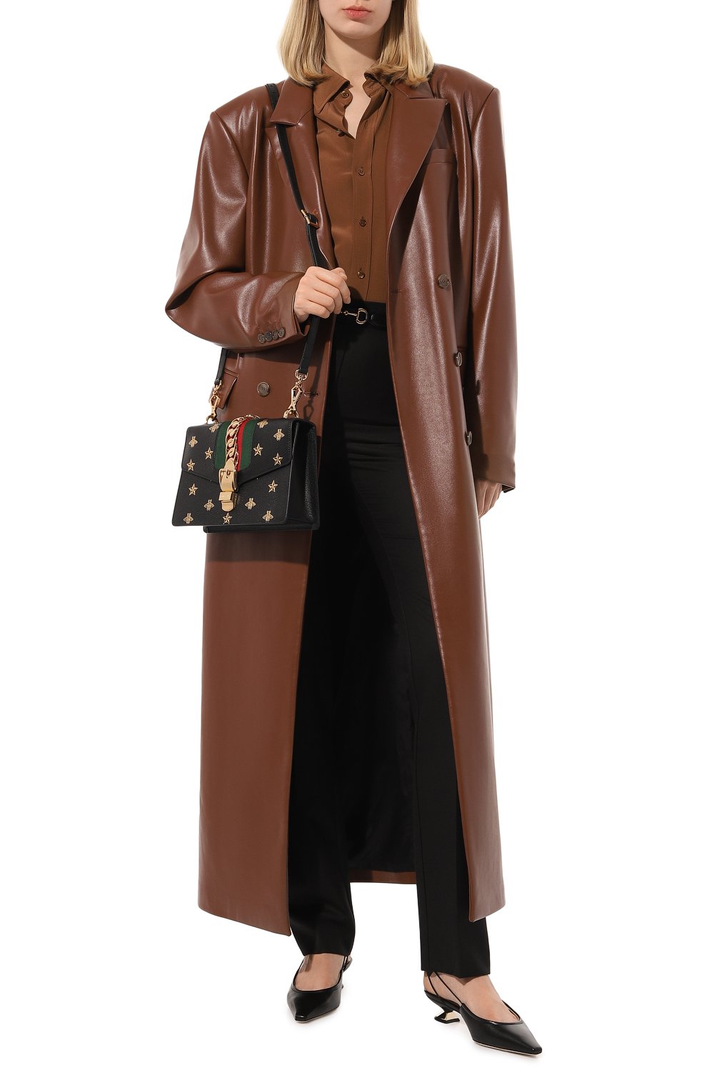 Сумка sylvie bee star style GUCCI, арт. 524405 DJ2RG, фото 7