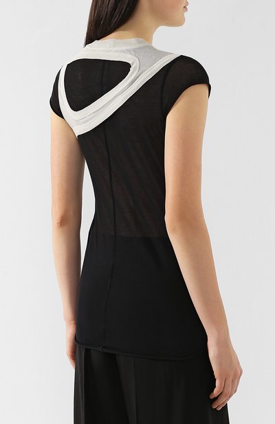 Хлопковый топ RICK OWENS, арт. RP19S6237/UC, фото 4