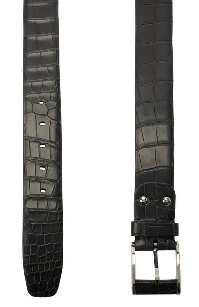 Ремень из кожи крокодила со сменными пряжками ZILLI, арт. MJL-CLAQE-01010/C819/CP0R, фото 2