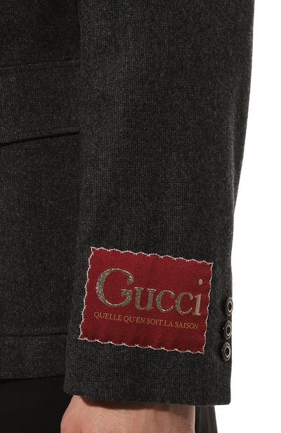 Шерстяной пиджак GUCCI, арт. 639029 ZAFTB, фото 5