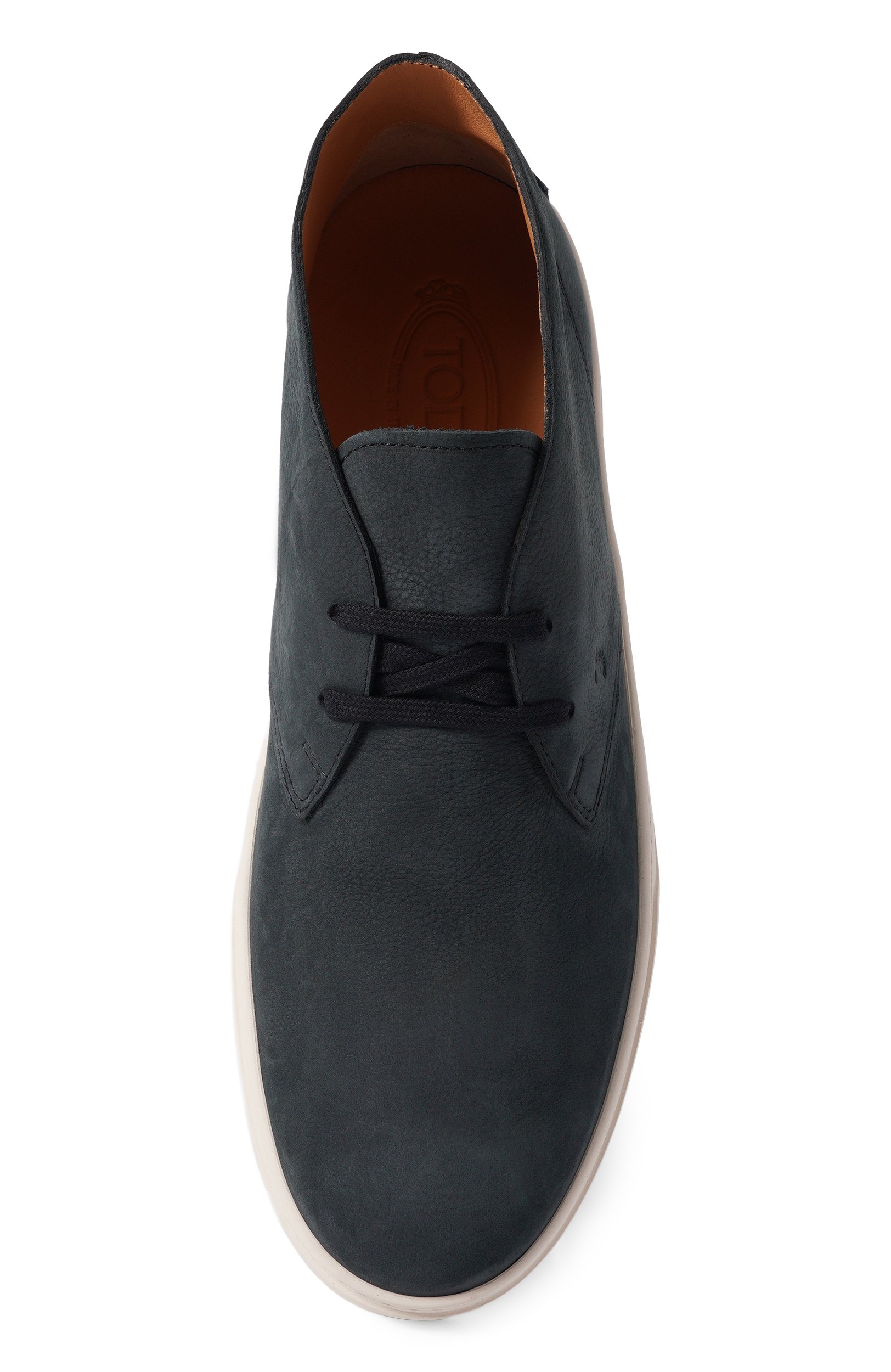 Кеды из нубука TOD’S темно-синего цвета по цене 77900 руб., арт. XXM04L00D80/6RN, фото 5 Кеды из нубука TOD’S, арт. XXM04L00D80/6RN, фото 5