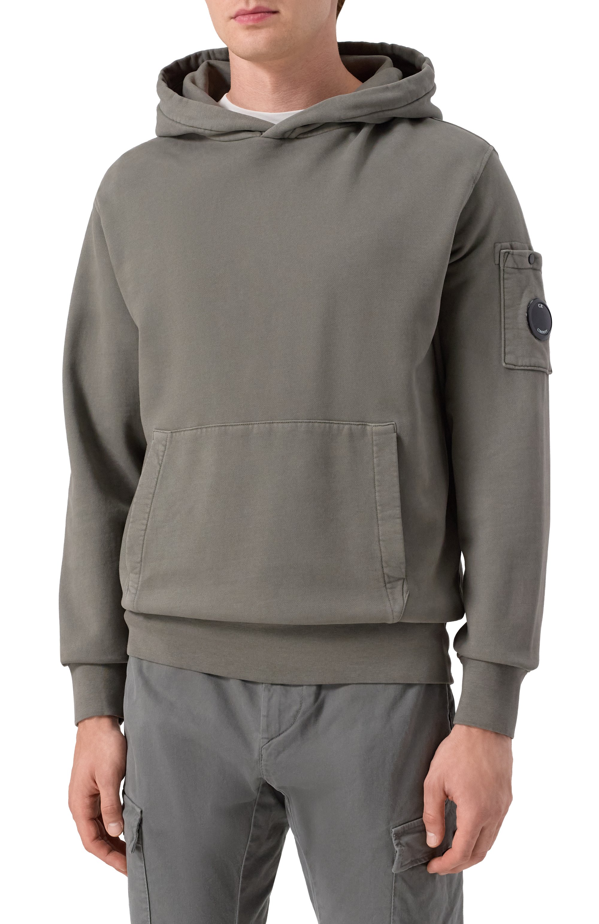 Хлопковое худи C.P. COMPANY, арт. 19CMSS719A006372R, фото 3