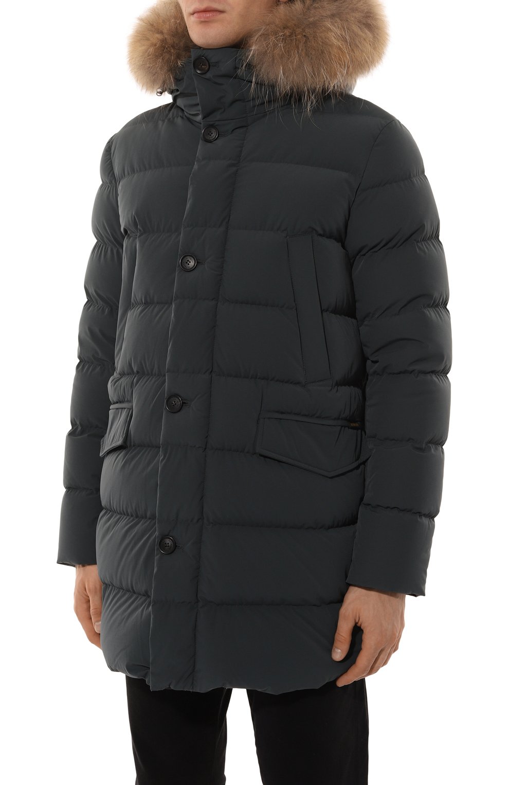 Пуховик с отделкой из енотовидной собаки HETREGO, арт. 8N436M/PARKER, фото 3