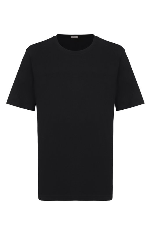 Футболка из хлопка и кашемира Capobianco 19M660.WS00./58 Чёрный 19M660.WS00./58
