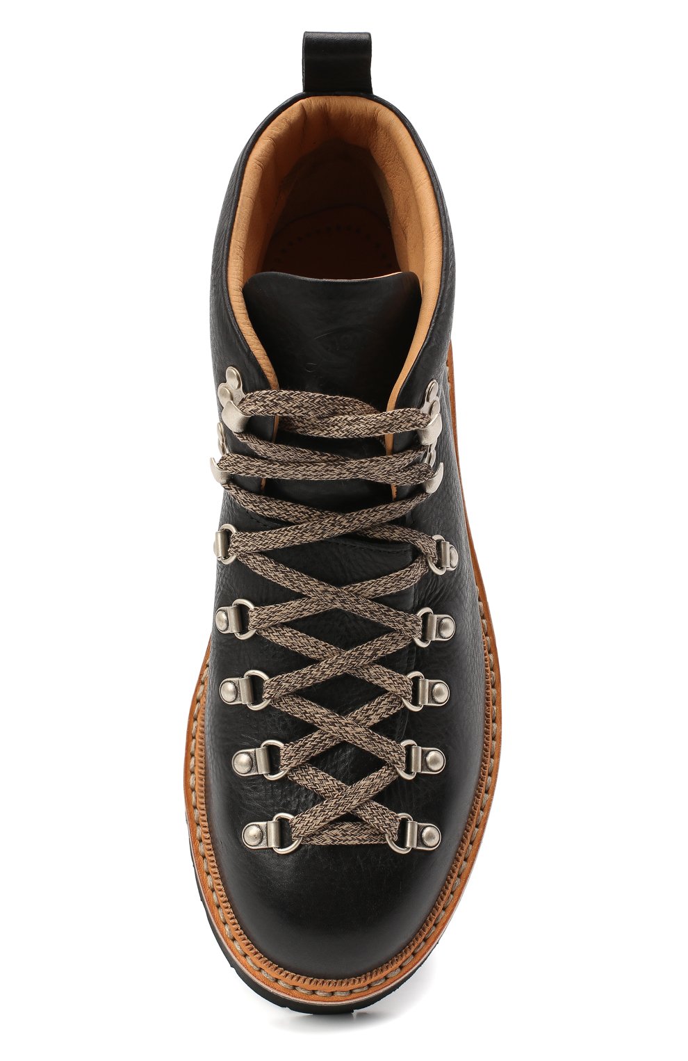 Кожаные ботинки m120 FRACAP, арт. M120/NEBRASKA/GUARD.ZIG-ZAG/CALFSKIN/SILVER ANTIK/, фото 5