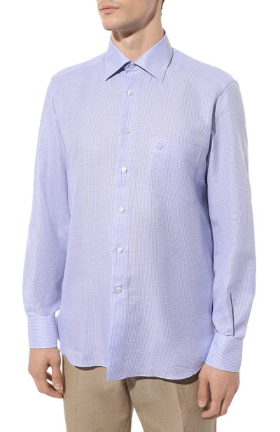 Рубашка из хлопка и льна STEFANO RICCI, арт. MC006892/R2561, фото 3