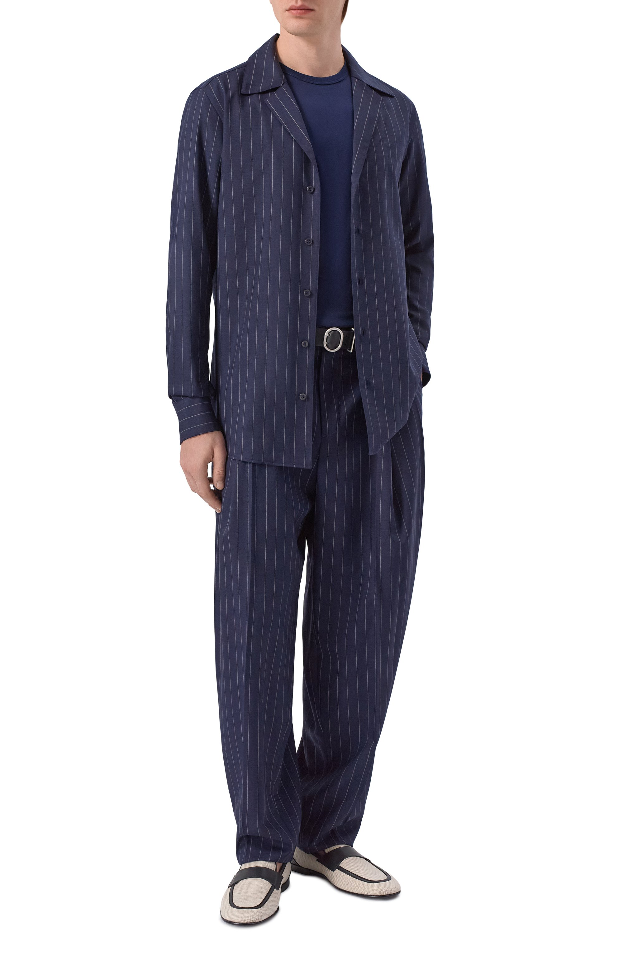 Шерстяные брюки DOLCE & GABBANA, арт. GP1B9T/FR23B, фото 2