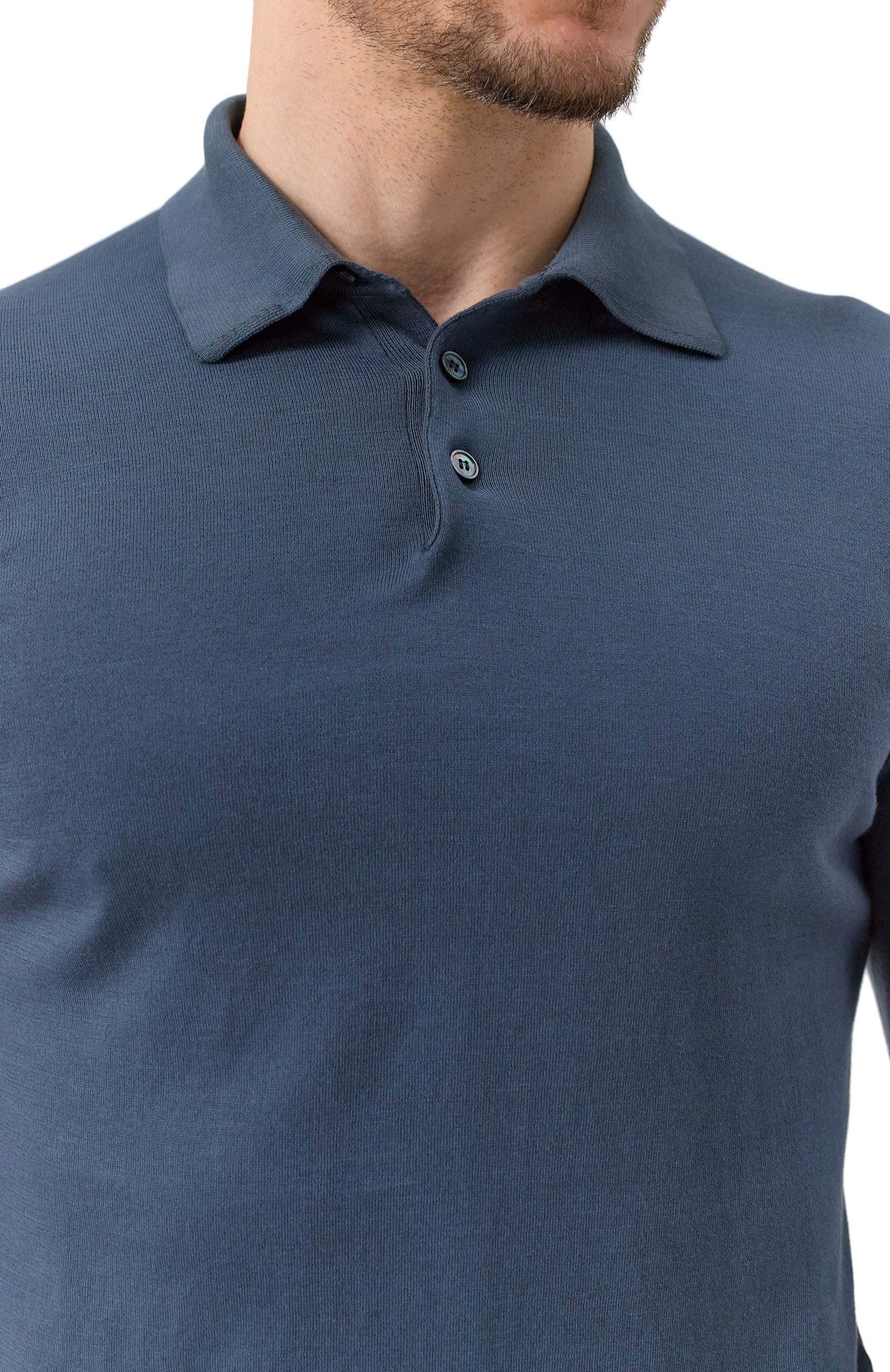 Хлопковое поло FEDELI, арт. 8UED5911, фото 5