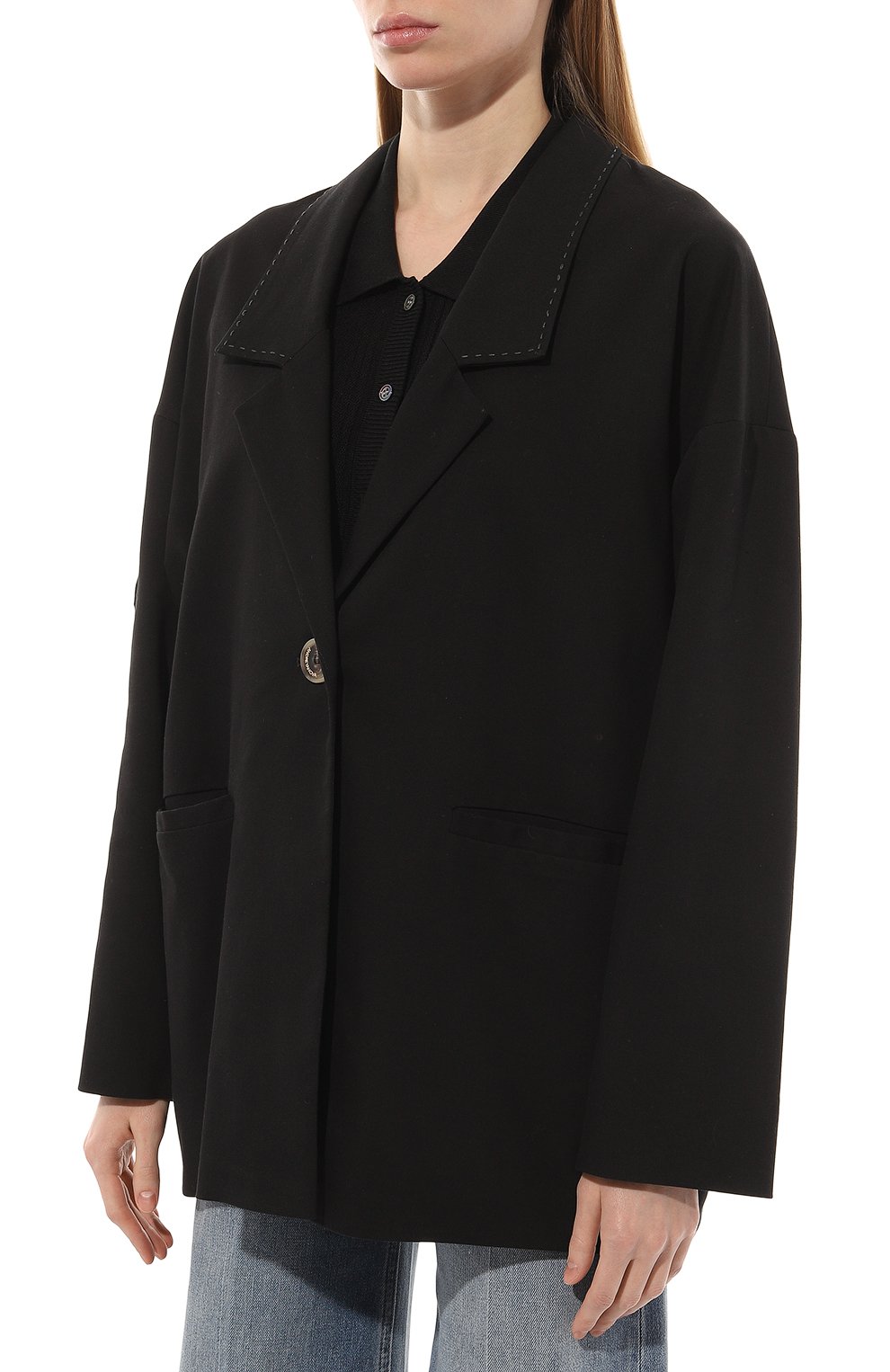 Хлопковый жакет VICTORIA ANDREYANOVA, арт. TS-SS23-7139, фото 3