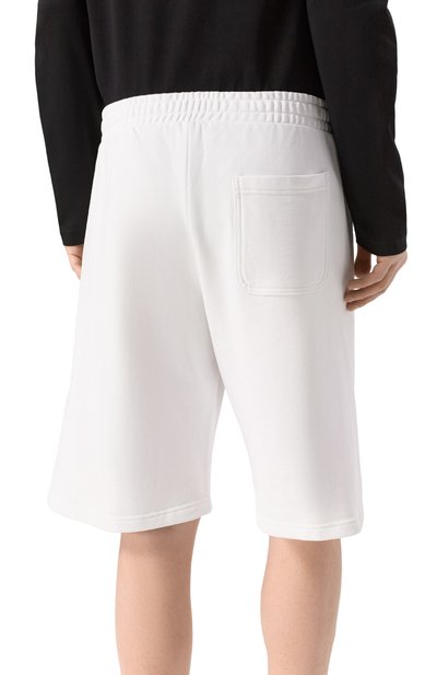 Хлопковые шорты DIESEL белого цвета по цене 15450 руб., арт. A20027/0GEAD, фото 4 Хлопковые шорты DIESEL, арт. A20027/0GEAD, фото 4