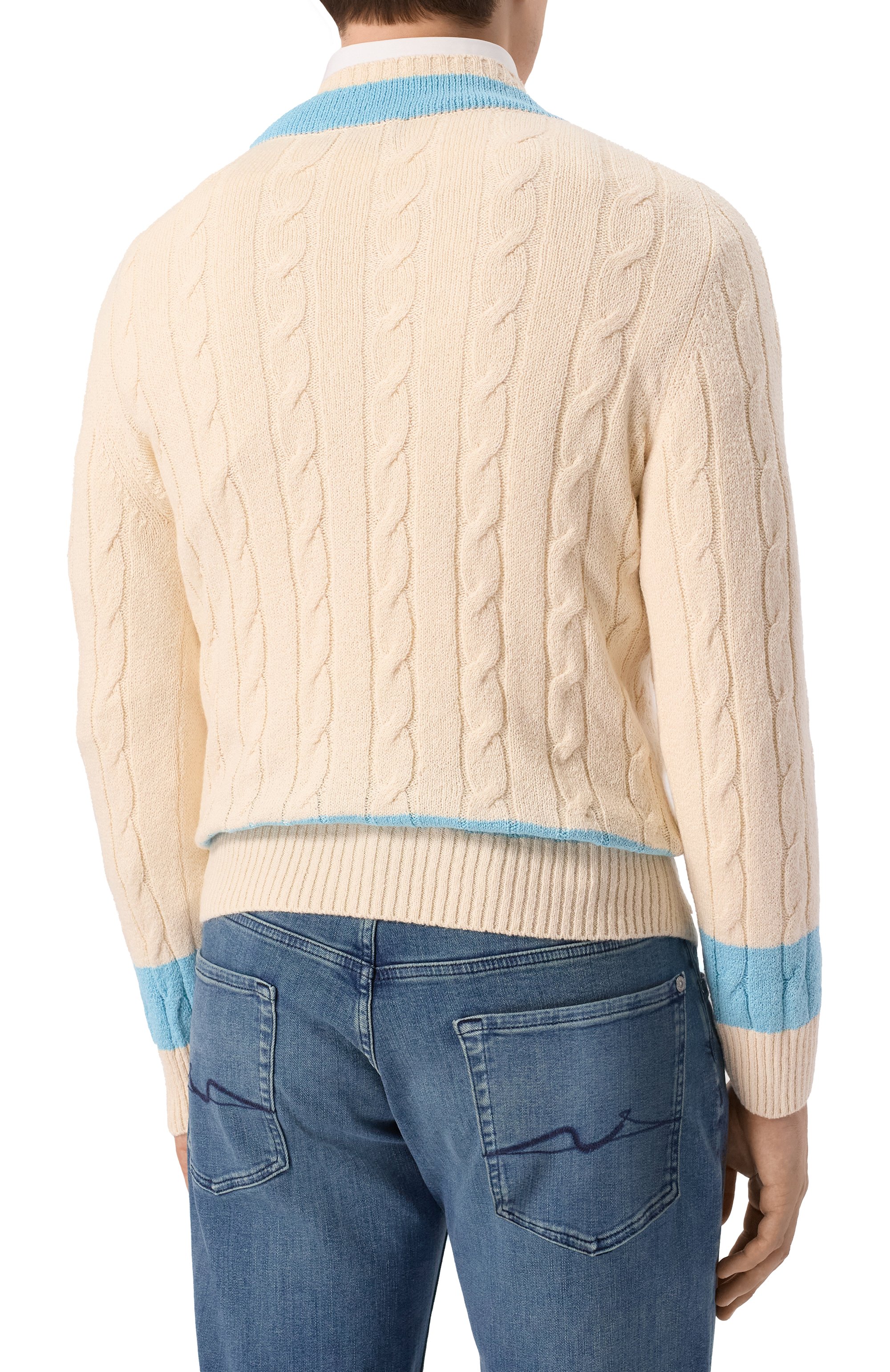 Хлопковый пуловер GRAN SASSO, арт. 23154/17403, фото 4