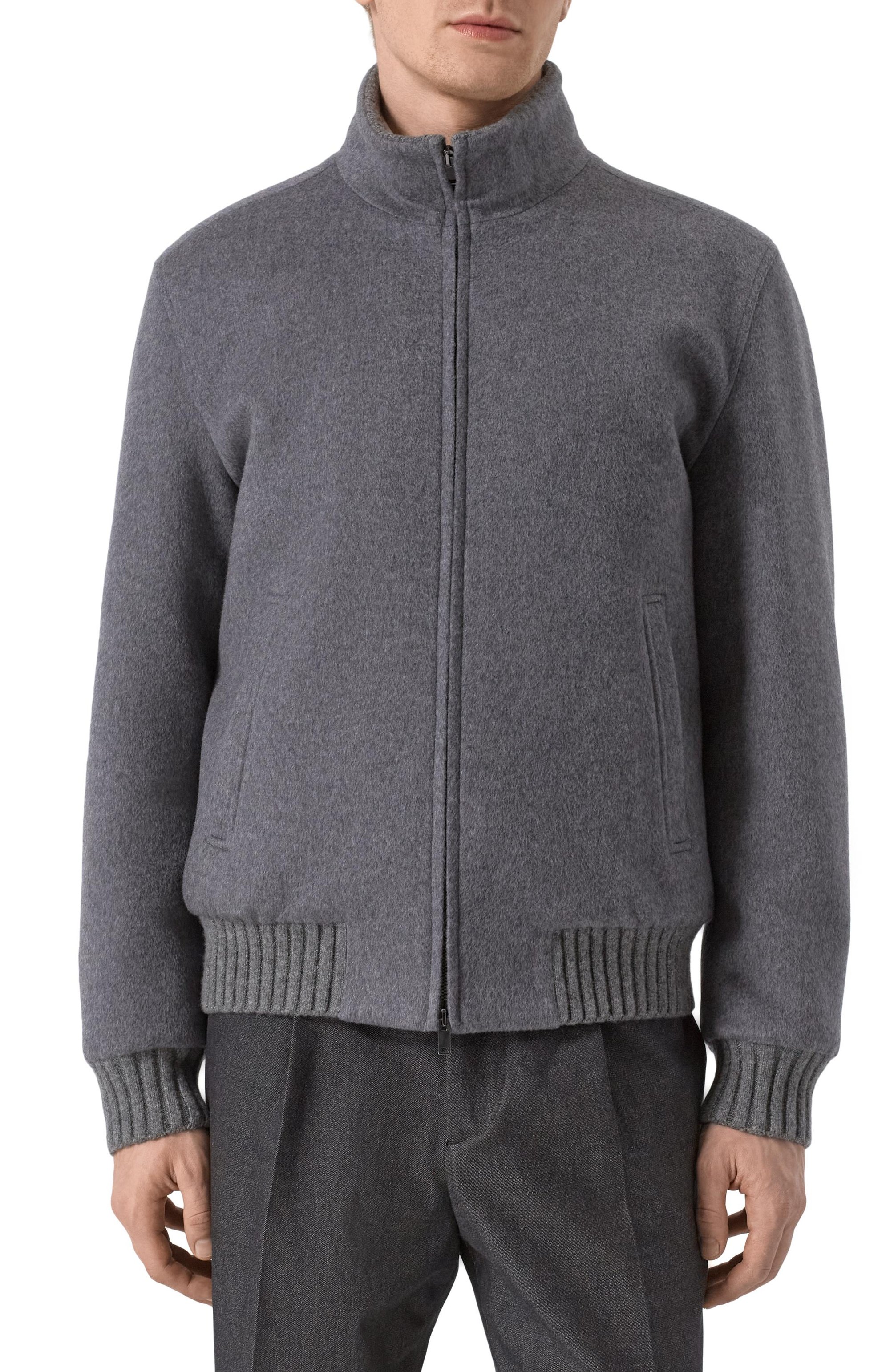 Кашемировый бомбер с подкладкой из норки MVST, арт. FTXTRECK-ES4275V BS/LC1599, фото 3