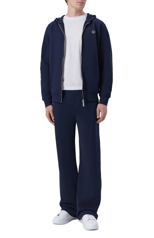 Хлопковые брюки Philipp Plein SAFC MJT2752 PTE180N Синий  SAFC MJT2752 PTE180N Фото 2