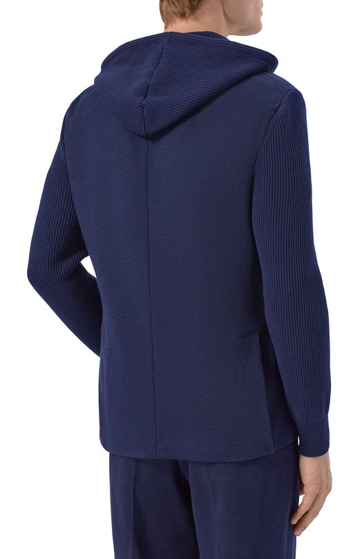 Хлопковый пиджак Gran Sasso 23133/76016 Синий  23133/76016 Фото 4