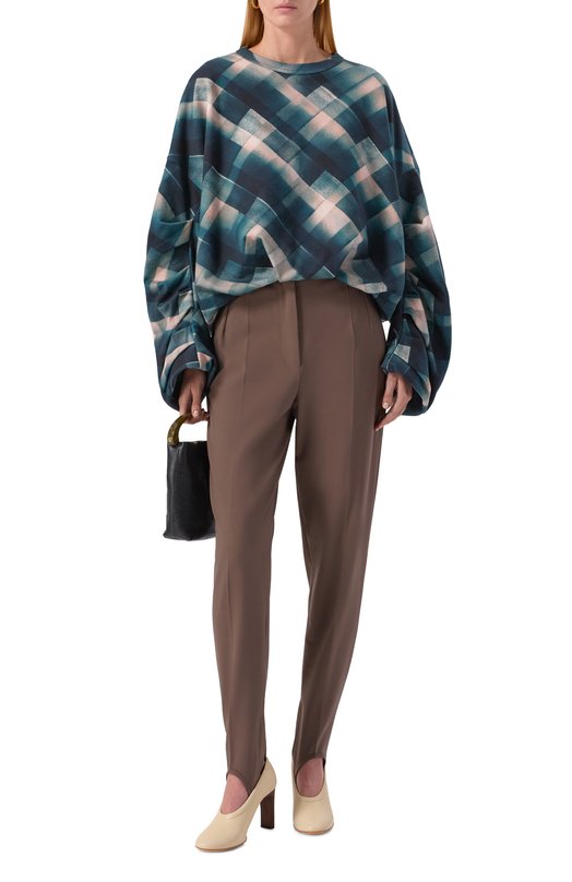 Брюки Dries Van Noten 010950-2060-811 Коричневый  010950-2060-811 Фото 2