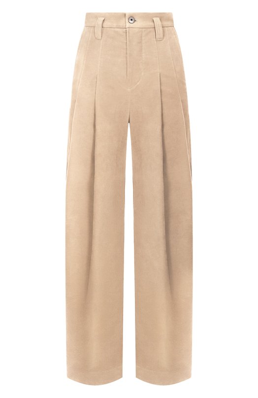 Хлопковые брюки Brunello Cucinelli MB152P9022 Бежевый MB152P9022