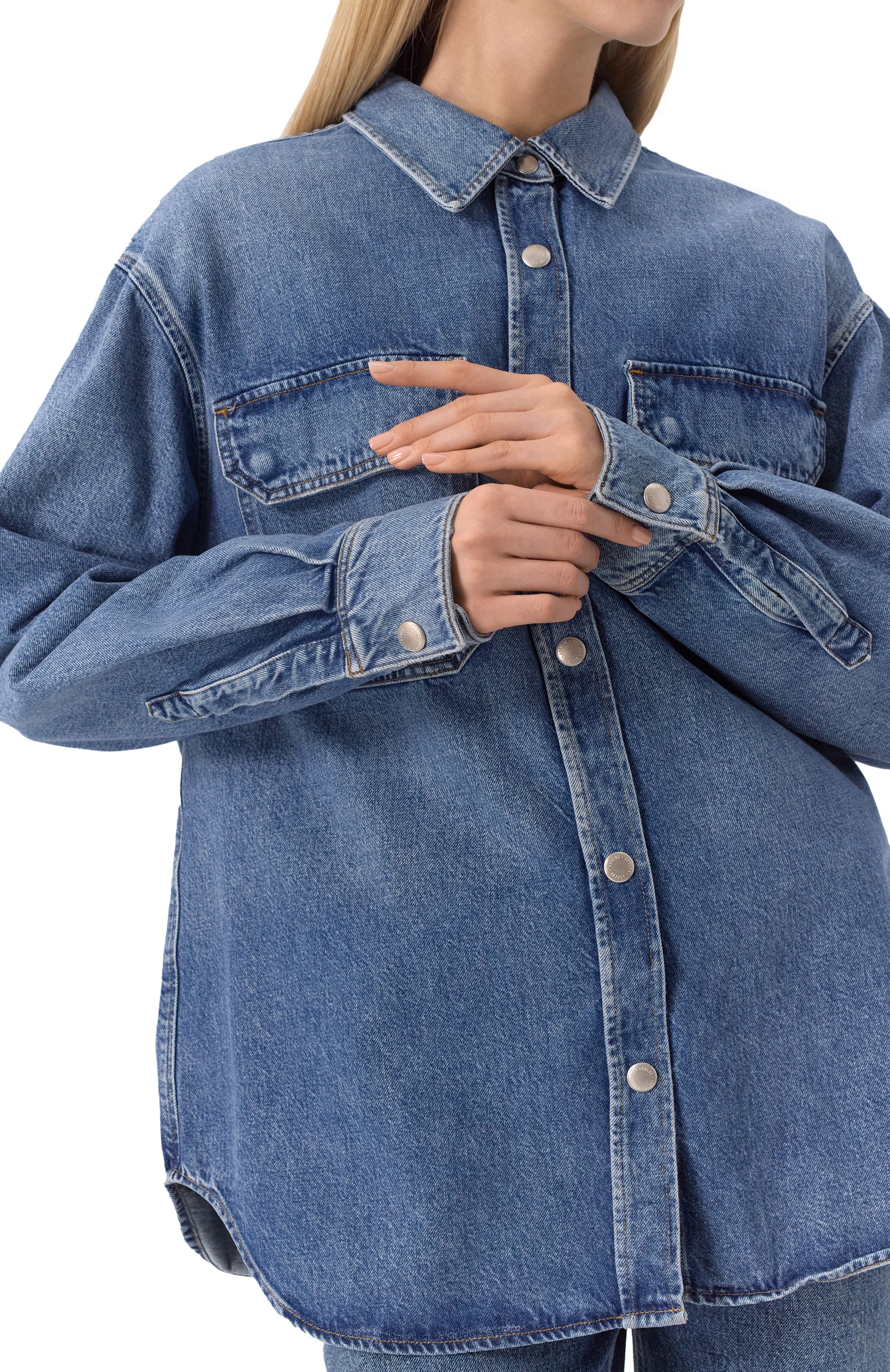 Джинсовая рубашка AGOLDE, арт. A7251-1463, фото 5