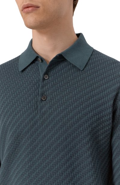 Поло из шелка и хлопка BRIONI, арт. UMR10L/PAK22, фото 5