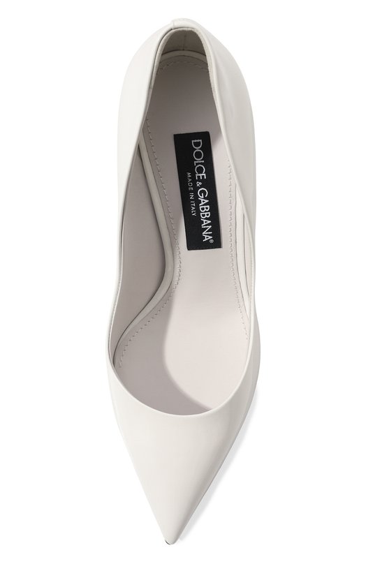 Кожаные туфли Cardinale Dolce & Gabbana CD1657/A1471 Белый  CD1657/A1471 Фото 6