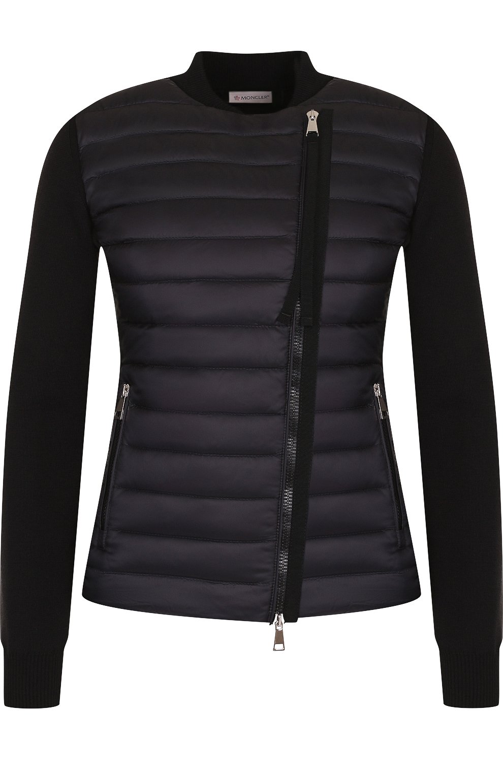 Шерстяной жакет со стеганой пуховой вставкой MONCLER, арт. D1-093-94832-00-979B5, фото 1