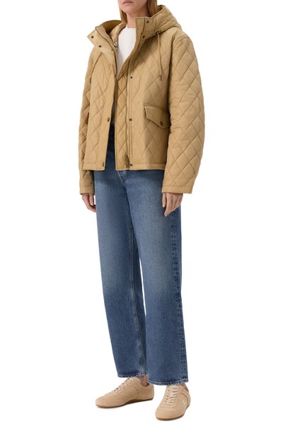 Замшевые кеды knight BURBERRY бежевого цвета по цене 82500 руб., арт. 8127800, фото 3 Замшевые кеды knight BURBERRY, арт. 8127800, фото 3