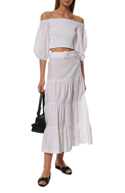 Хлопковая юбка PATRIZIA PEPE, арт. 2G0858_A9B9, фото 2