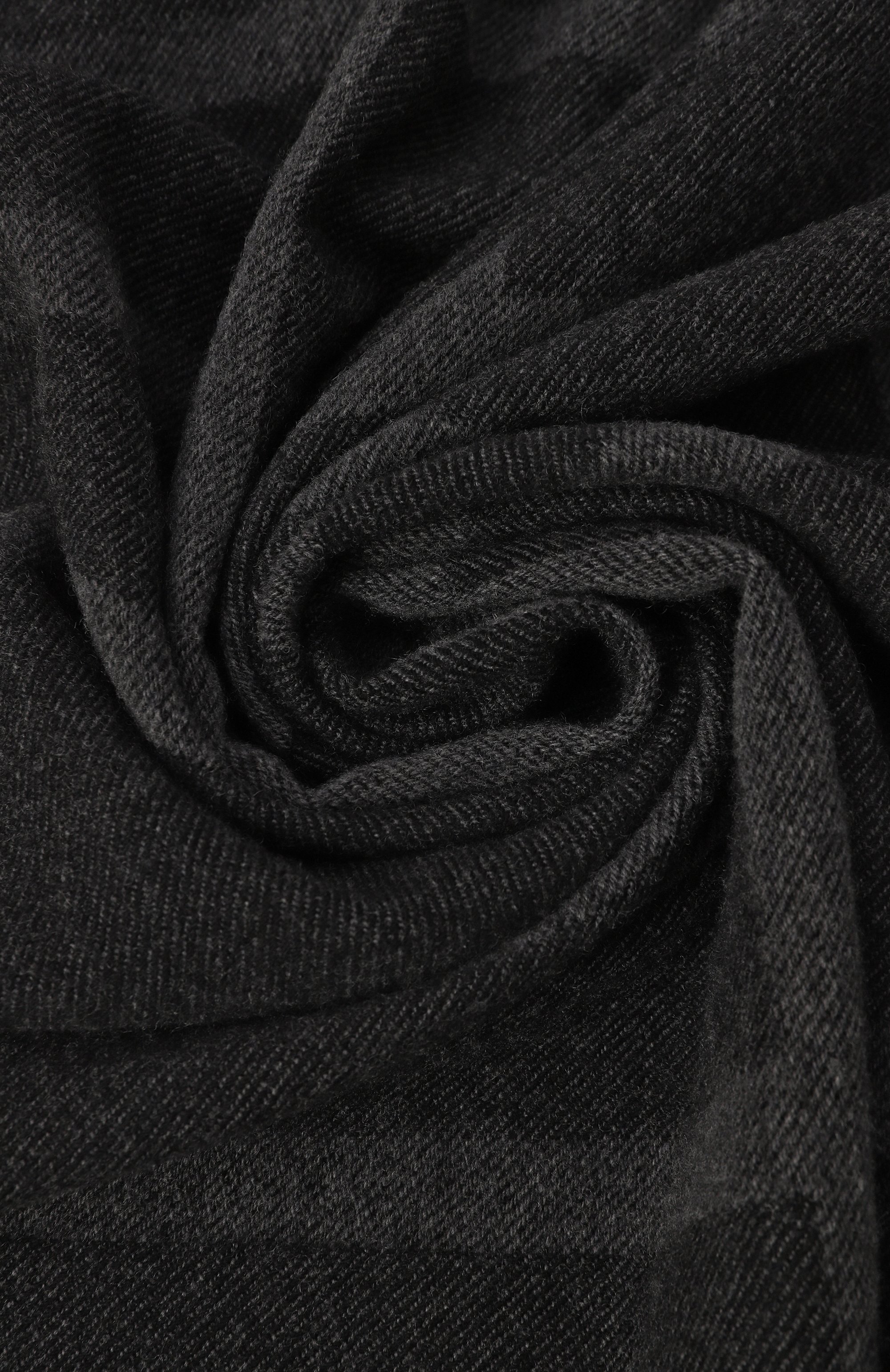 Шаль из шерсти и кашемира TOTEME темно-серого цвета по цене 47550 руб., арт. 213-894-808, фото 5 Шаль из шерсти и кашемира TOTEME, арт. 213-894-808, фото 5
