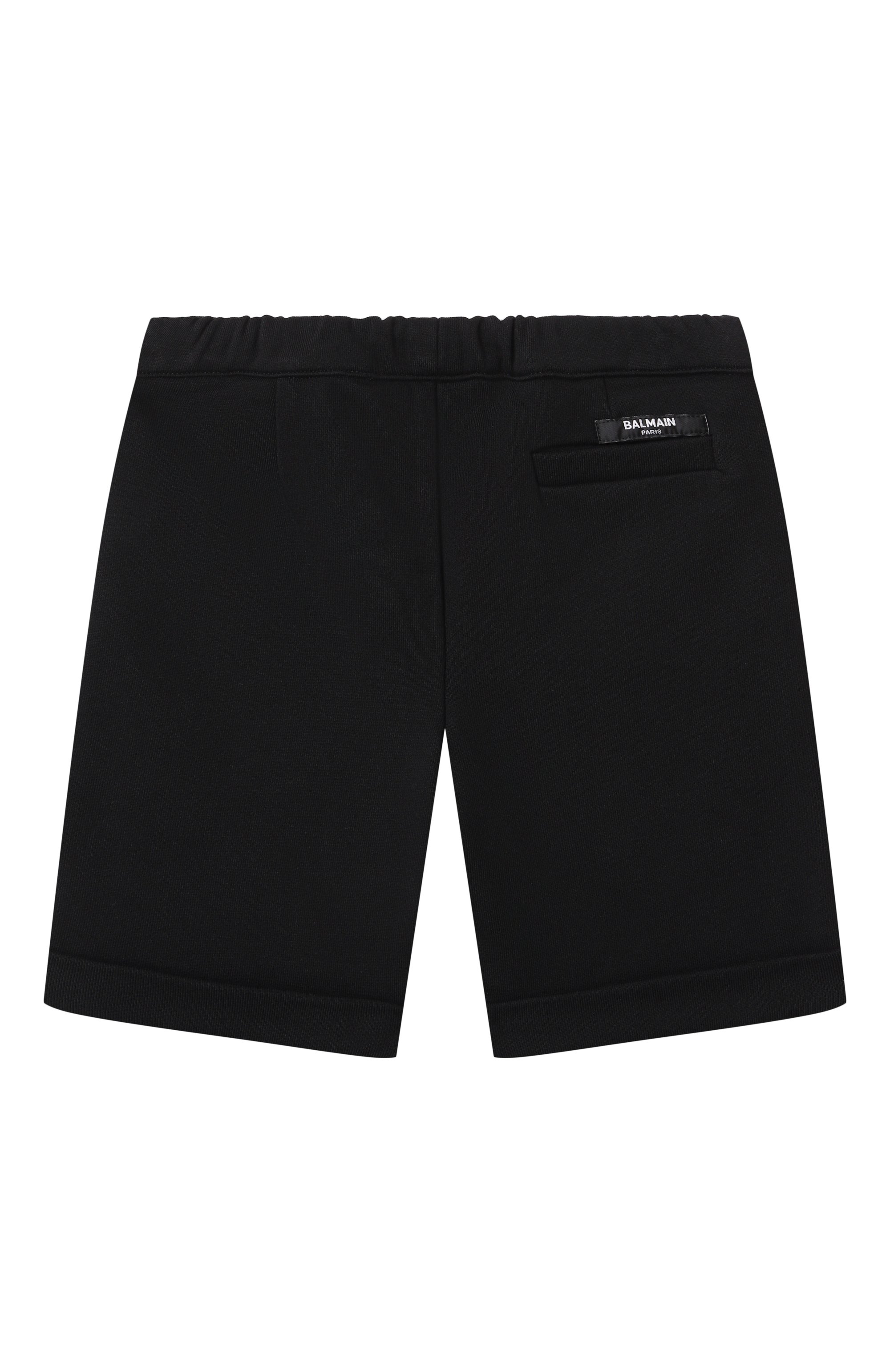 Хлопковые шорты BALMAIN черного цвета по цене 29950 руб., арт. BW6619., фото 2 Хлопковые шорты BALMAIN, арт. BW6619., фото 2