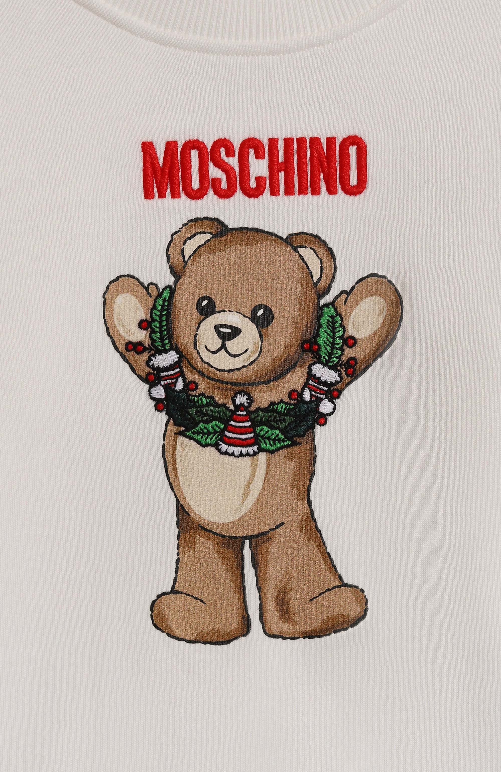 Хлопковый свитшот MOSCHINO, арт. HQF08V/LCA14/4-8, фото 3