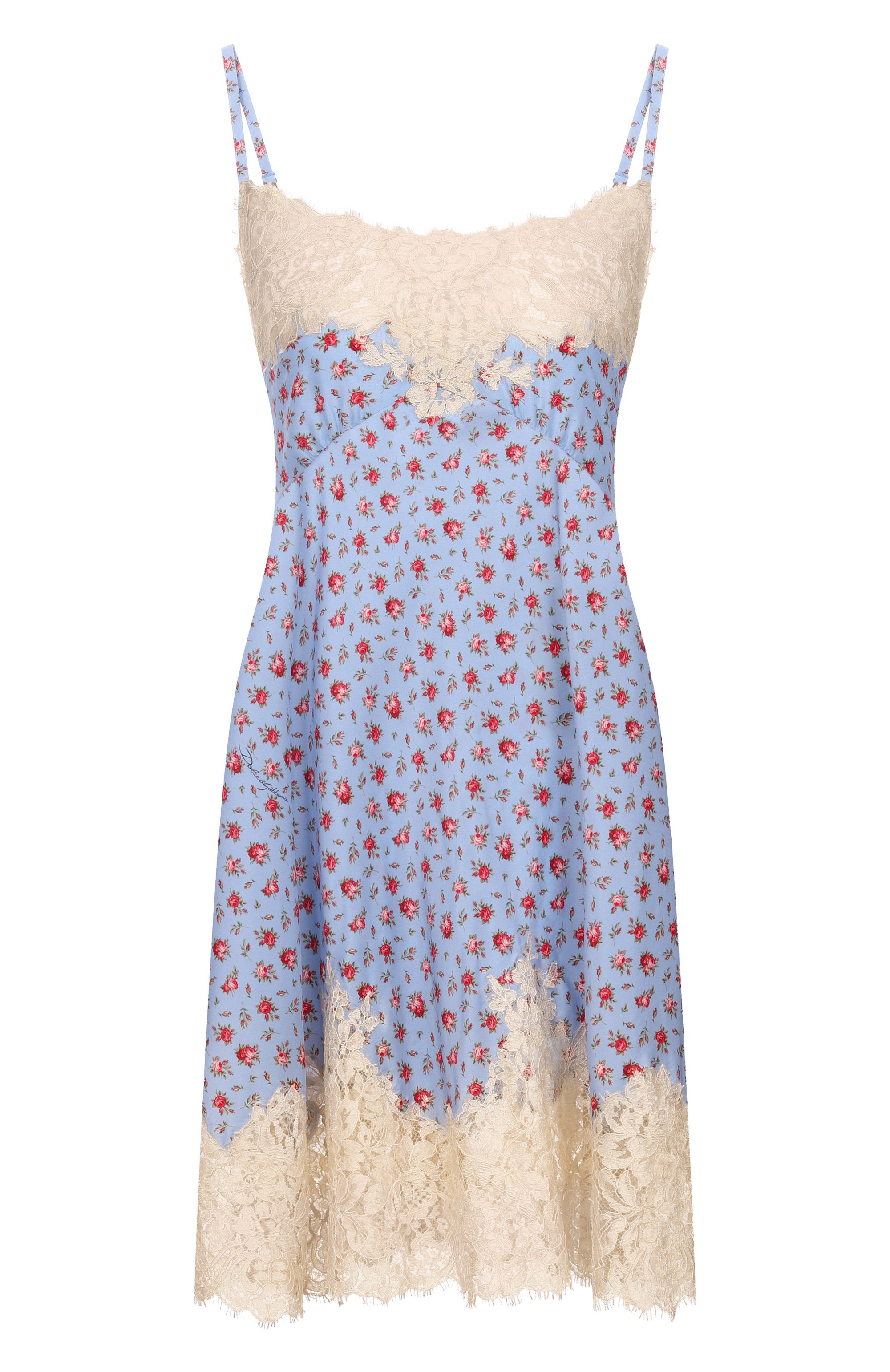 Платье из шелка и вискозы DOLCE & GABBANA, арт. F60F7T/IS10J, фото 1