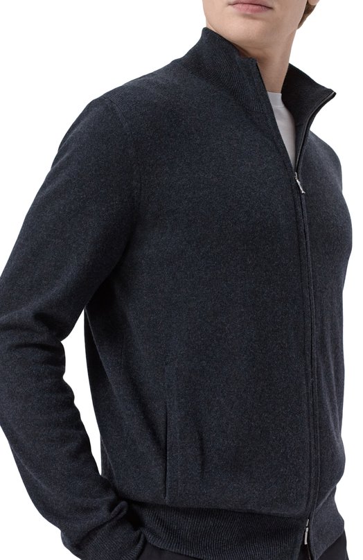 Кашемировый кардиган Loro Piana FAM9318 Серый  FAM9318 Фото 5